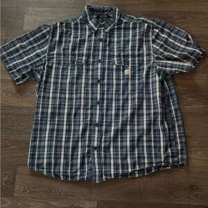 Carhartt Loose Fit XL Short Sleeve Button Up